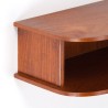 Organically designed set of 2 floating vintage bedside tables