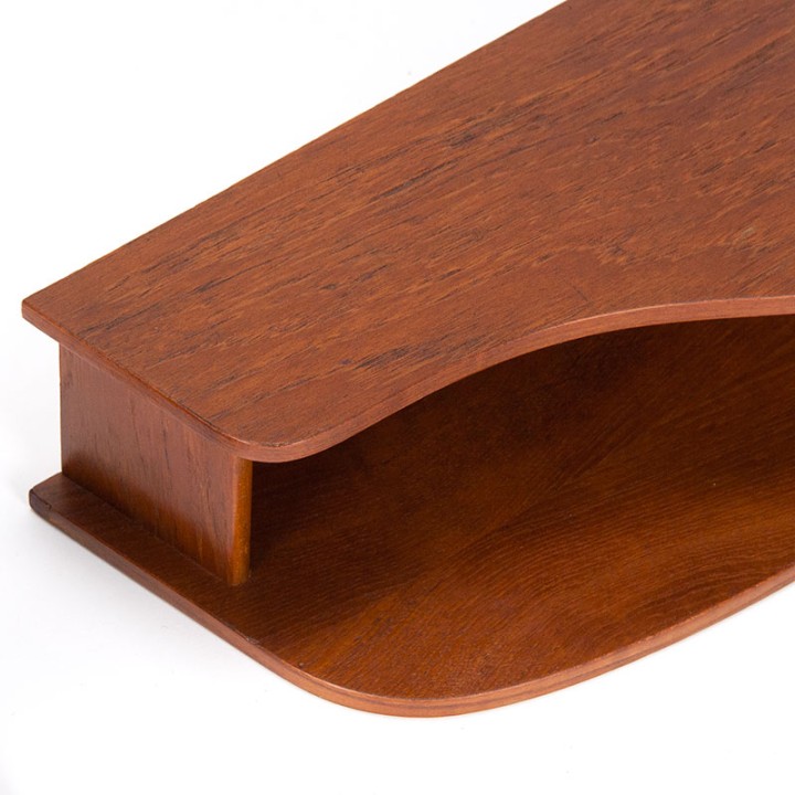 Organically designed set of 2 floating vintage bedside tables