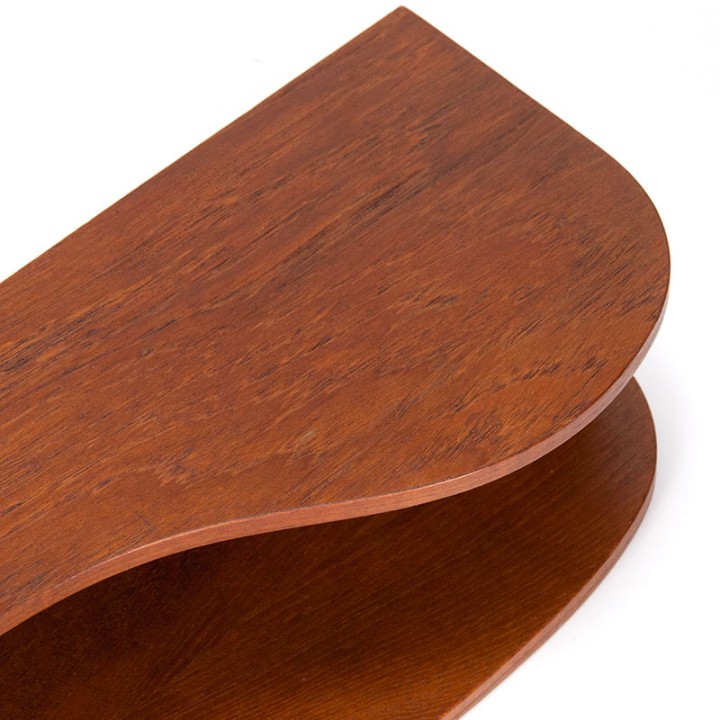 Organically designed set of 2 floating vintage bedside tables