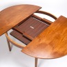 McIntosh Mid-Century vintage ronde uitschuifbare eettafel