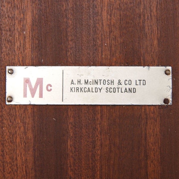 McIntosh Mid-Century vintage ronde uitschuifbare eettafel