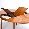 McIntosh Mid-Century Vintage Round Extendable Dining Table