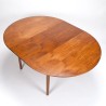 McIntosh Mid-Century Vintage Round Extendable Dining Table