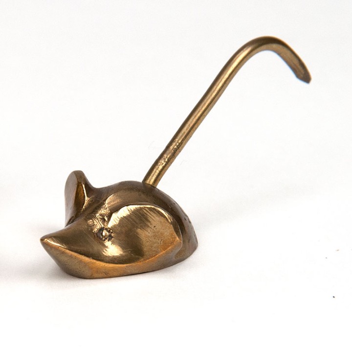 Brass set of 3 small vintage mice