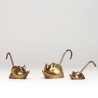 Brass set of 3 small vintage mice