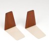 Set van 2 vintage Kai Kristiansen boekensteunen in teak