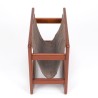 Salin Møbler vintage Deens krantenrek teak/ leer