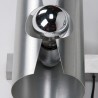 Aluminium Mid-Century vintage wandlamp