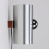 Aluminum Mid-Century vintage wall lamp