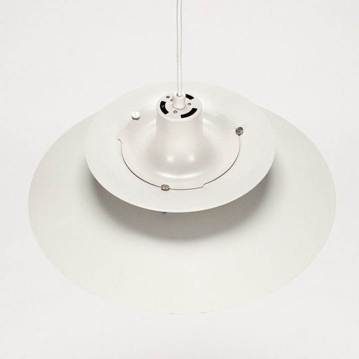 Louis Poulsen wit vintage model PH 5 hanglamp