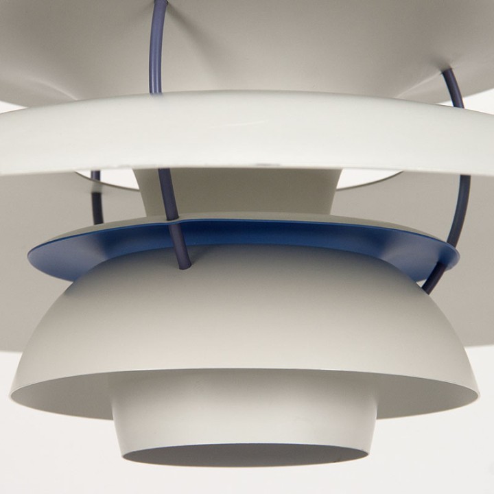 Louis Poulsen wit vintage model PH 5 hanglamp