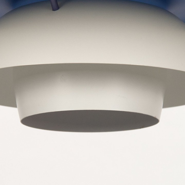 Louis Poulsen white vintage model PH 5 pendant lamp