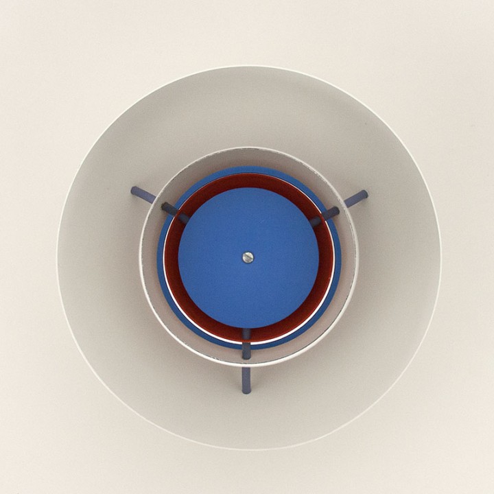 Louis Poulsen white vintage model PH 5 pendant lamp