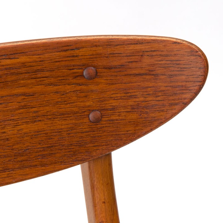 Single vintage model Farstrup 210 dining table chair