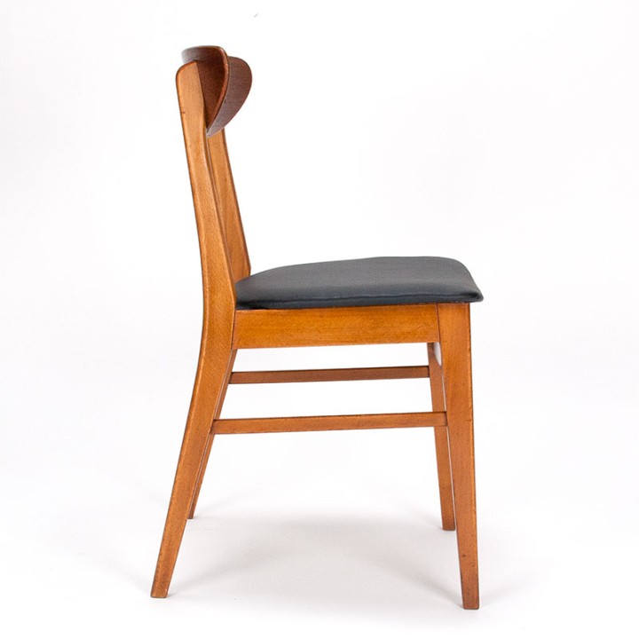 Single vintage model Farstrup 210 dining table chair