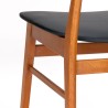 Single vintage model Farstrup 210 dining table chair