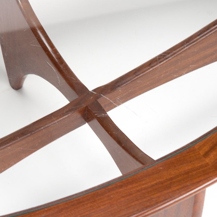 Victor Wilkins G Plan Mid-Century Astro coffee table oval model