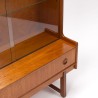 Mid-Century vitrinekast in teak van Turnidge