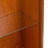 Mid-Century vitrinekast in teak van Turnidge