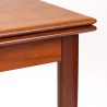 Deense Mid-Century uitschuifbare vintage eettafel in teakhout