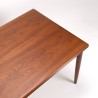Deense Mid-Century uitschuifbare vintage eettafel in teakhout