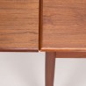Danish Mid-Century extendable vintage dining table in teak wood