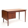 Teakhouten Mid-Century vintage bureau Vamo Sønderborg