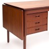 Teakhouten Mid-Century vintage bureau Vamo Sønderborg