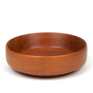 Klein model Deens teakhouten vintage schaaltje