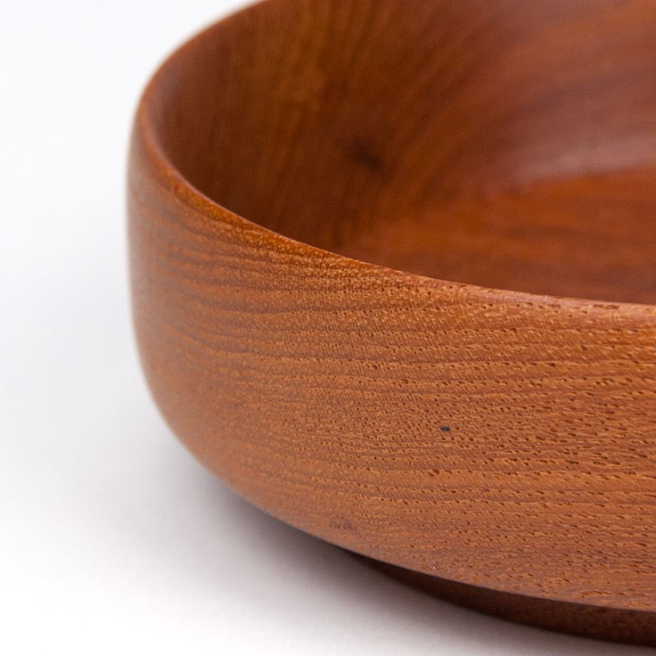 Small model Danish teak vintage bowl