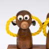 Vintage bottle opener set as 'hear, see, speak no evil' monkeys