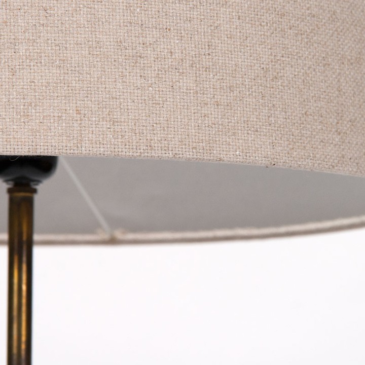 1950s Danish vintage teak floor lamp