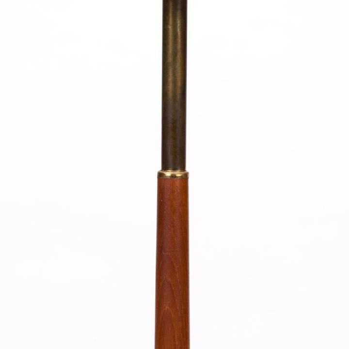 1950s Danish vintage teak floor lamp