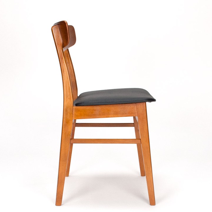 Findahl's Møbelfabrik vintage set van 4 eettafel stoelen