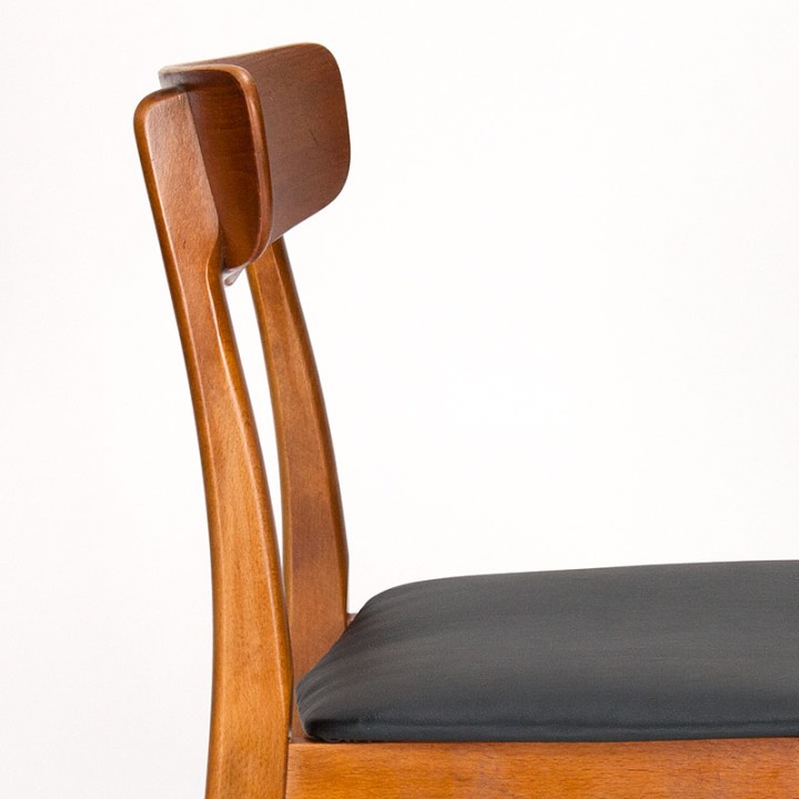 Findahl's Møbelfabrik vintage set of 4 dining table chairs