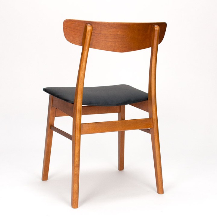 Findahl's Møbelfabrik vintage set van 4 eettafel stoelen