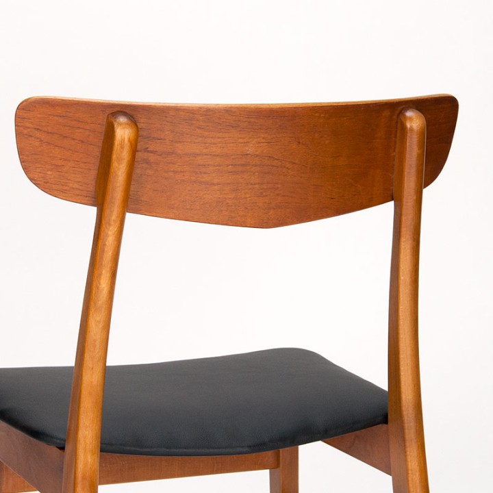 Findahl's Møbelfabrik vintage set van 4 eettafel stoelen