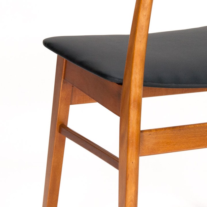 Findahl's Møbelfabrik vintage set van 4 eettafel stoelen