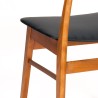 Findahl's Møbelfabrik vintage set van 4 eettafel stoelen