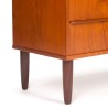 Vintage Danish teak chest of drawers, 3 drawers