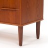Chest of drawers, Danish vintage model, in teak with 6 drawers