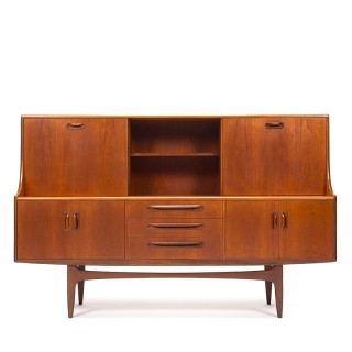Gplan Mid-Century highboard designed by Victor Wilkins