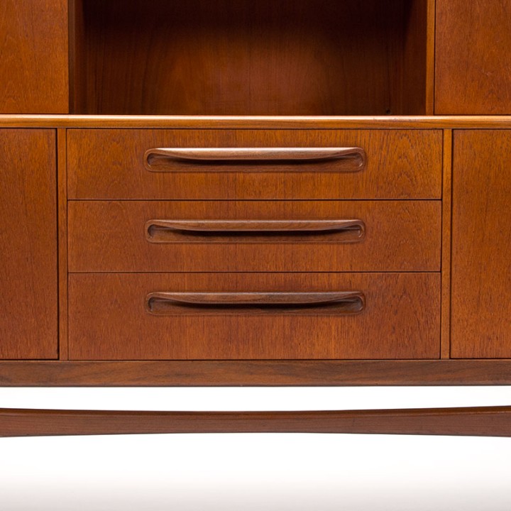 Gplan Mid-Century highboard designed by Victor Wilkins
