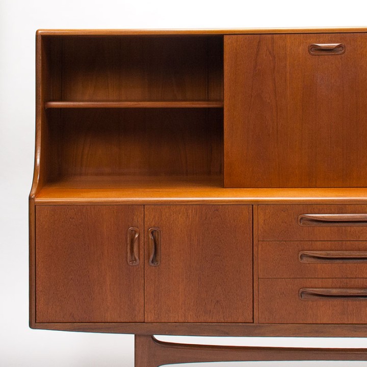 Gplan Mid-Century highboard designed by Victor Wilkins