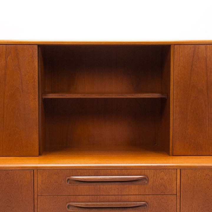 Gplan Mid-Century highboard designed by Victor Wilkins