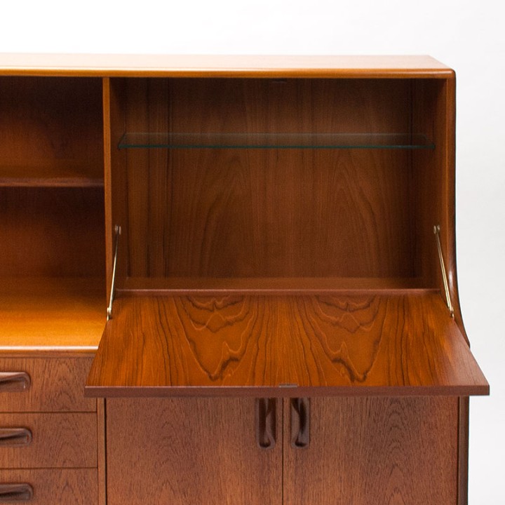 Gplan Mid-Century highboard designed by Victor Wilkins