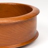 Vintage round teak bowl from Denmark