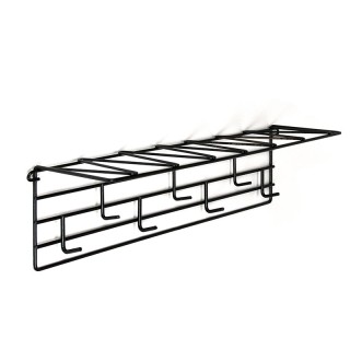 Metal vintage wall coat rack from the fifties