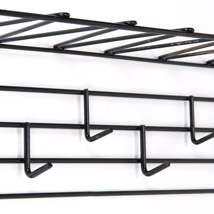 Metal vintage wall coat rack from the fifties