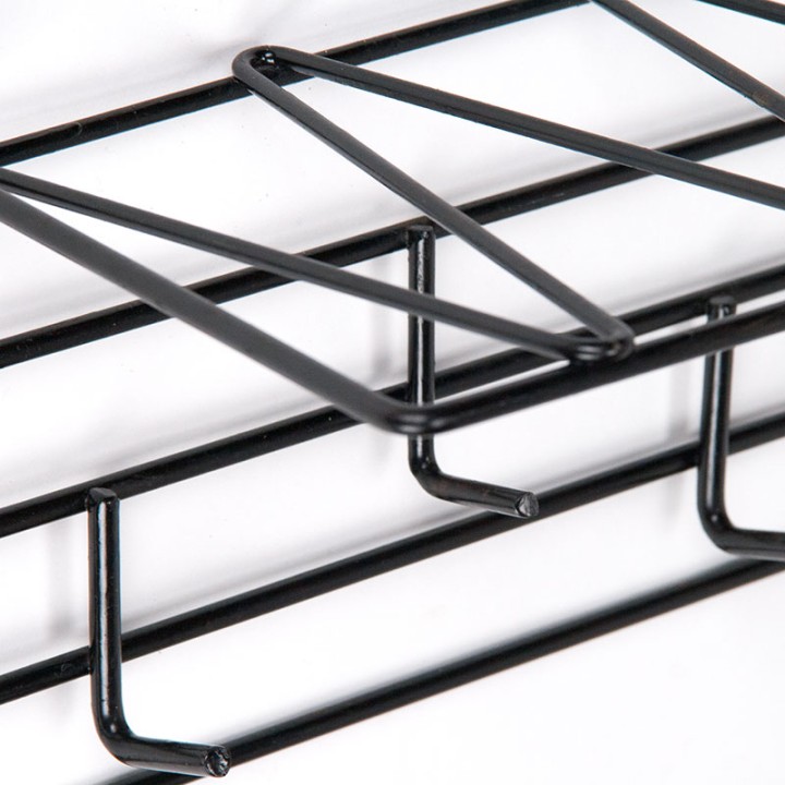 Metal vintage wall coat rack from the fifties